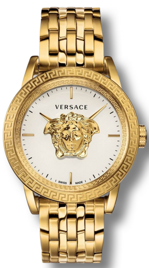 Versace Palazzo Empire White Dial Gold Steel Strap Watch for Men - VERD00318 Buy Now By Versace