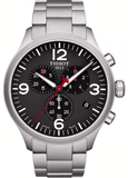 Tissot Chrono XL Black Dial Silver Steel Strap Watch For Men - T116.617.11.057.00 Buy Now By Tissot