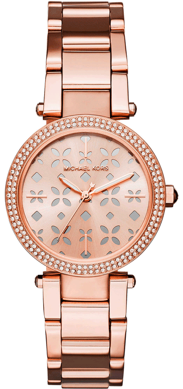 Michael Kors Parker Rose Gold Dial Steel Strap Watch for Women - MK6470 Buy Now By Michael Kors