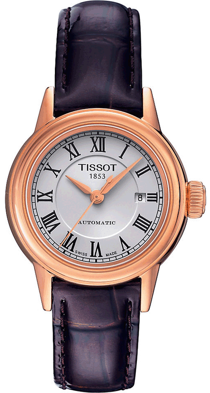 Tissot T Classic Carson White Dial Brown Leather Strap Watch For Women - T085.207.36.013.00 Buy Now By Tissot