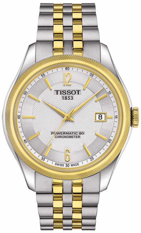 Tissot Ballade Powermatic 80 Chronometer Silver Dial Two Tone Steel Strap Watch For Men - T108.408.22.037.00 Buy Now By Tissot