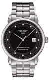 Tissot T Classic Luxury Powermatic 80 Black Dial Silver Steel Strap Watch For Men - T086.408.11.056.00 Buy Now By Tissot