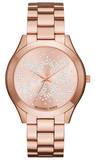 Michael Kors Slim Runway Rose Gold Dial Rose Gold Steel Strap Watch for Women - MK3591 Buy Now By Michael Kors