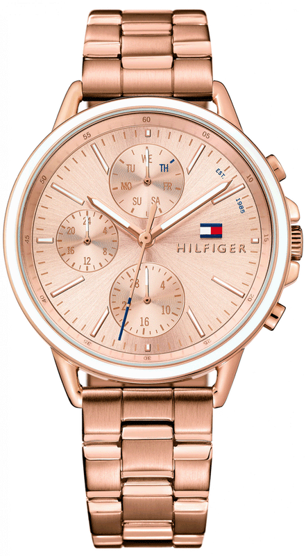 Tommy Hilfiger Carly Rose Gold Dial Rose Gold Steel Strap Watch for Women - 1781788 Buy Now By Tommy Hilfiger