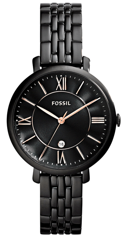 Fossil Jacqueline Black Dial Black Mesh Bracelet Watch for Women - ES3614 Buy Now By Fossil