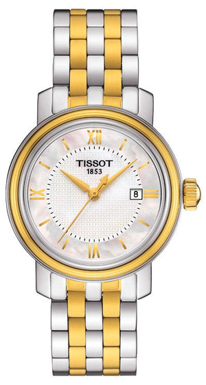 Tissot T Classic Bridgeport Lady White Mother of Pearl Dial Watch For Women - T097.010.22.118.00 Buy Now By Tissot
