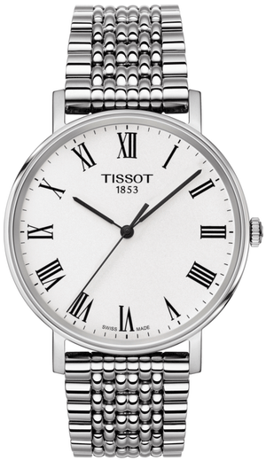 Tissot T Classic Everytime White Dial Silver Mesh Bracelet Watch For Men - T109.410.11.033.00 Buy Now By Tissot