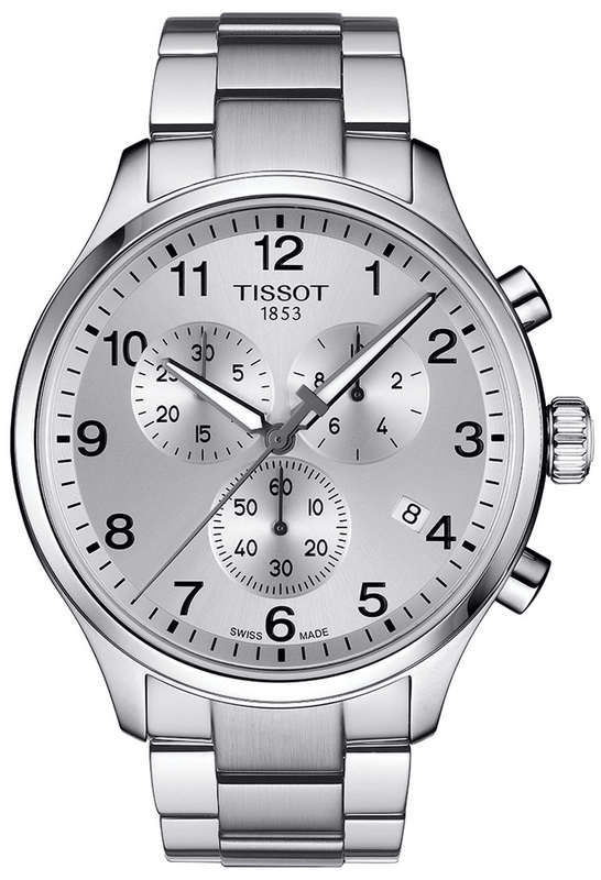 Tissot Chrono XL Classic Silver Dial Silver Steel Strap Watch For Men - T116.617.11.037.00 Buy Now By Tissot