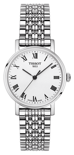 Tissot T Classic Everytime Small White Dial Silver Mesh Bracelet Watch For Women - T109.210.11.033.00 Buy Now By Tissot