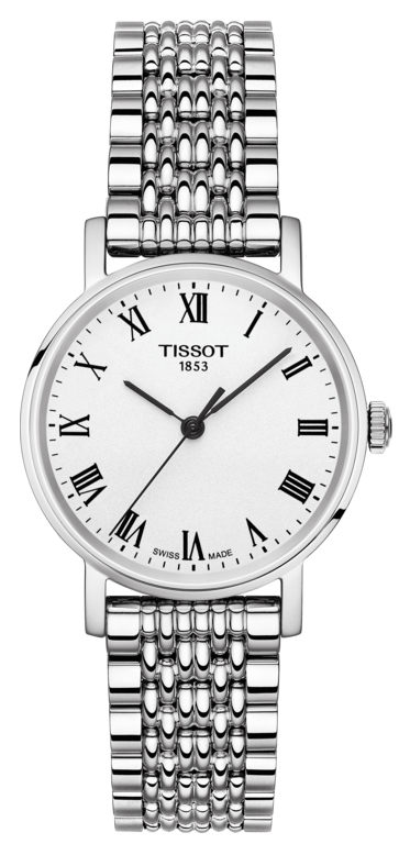 Tissot T Classic Everytime Small White Dial Silver Mesh Bracelet Watch For Women - T109.210.11.033.00 Buy Now By Tissot