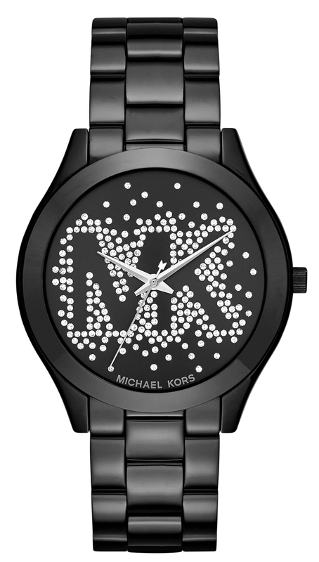 Michael Kors Slim Runway Black Dial Black Steel Strap Watch for Women - MK3589 Buy Now By Michael Kors