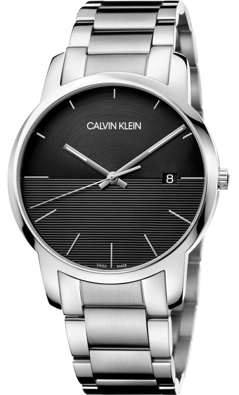 Calvin Klein City Black Dial Silver Steel Strap Watch for Men - K2G2G14C Buy Now By Calvin Klein