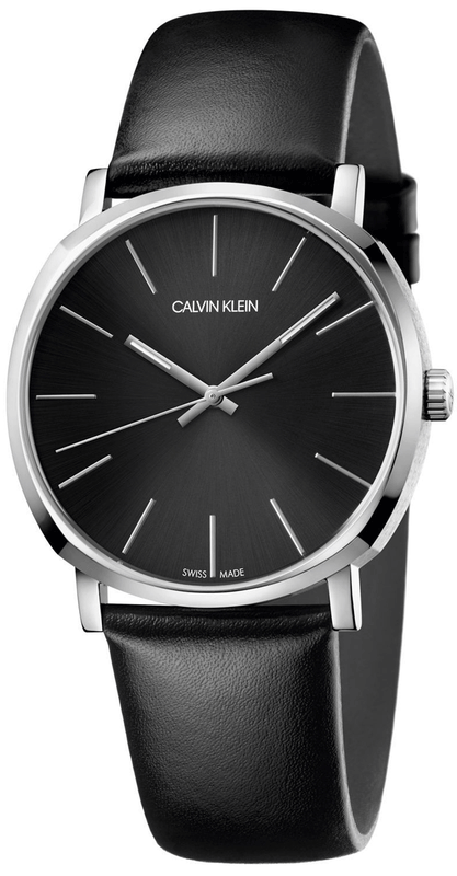 Calvin Klein Posh Black Dial Black Leather Strap Watch for Men - K8Q311C1 Buy Now By Calvin Klein