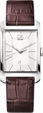 Calvin Klein Window Silver Dial Brown Leather Strap Watch for Men - K2M21126 Buy Now By Calvin Klein