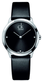 Calvin Klein Minimal Black Dial Black Leather Strap Watch for Men - K3M221CS Buy Now By Calvin Klein
