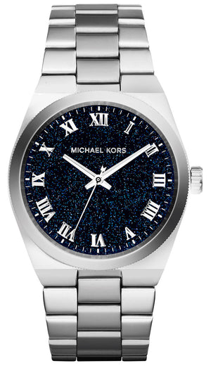 Michael Kors Channing Midnight Blue Dial Silver Steel Strap Watch for Women - MK6113 Buy Now By Michael Kors