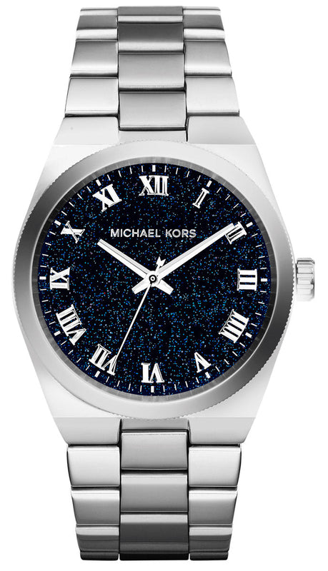 Michael Kors Channing Midnight Blue Dial Silver Steel Strap Watch for Women - MK6113 Buy Now By Michael Kors