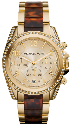 Michael Kors Blair Gold Dial Two Tone Steel Strap Watch for Women - MK6094 Buy Now By Michael Kors