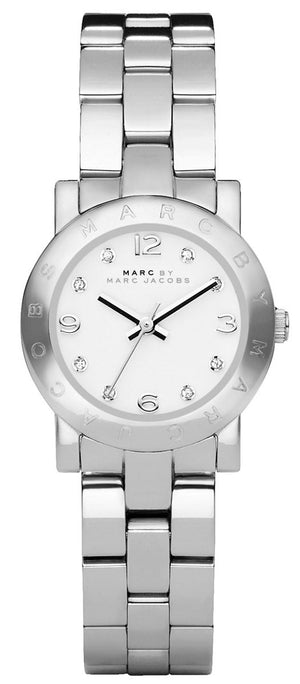 Marc Jacobs Mini Amy White Dial Silver Steel Strap Watch for Women - MBM3055 Buy Now By Marc Jacobs