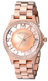Marc Jacobs Henry Transparent Rose Gold Dial Rose Gold Steel Strap Watch for Women - MBM3339 Buy Now By Marc Jacobs