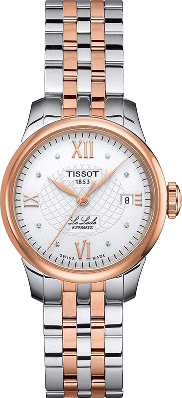 Tissot Le Locle Automatic Lady Silver Dial Two Tone Steel Strap Watch For Women - T41.2.183.16 Buy Now By Tissot