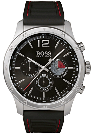Hugo Boss Professional Black Dial Black Silicone Strap Watch for Men - 1513525 Buy Now By Hugo Boss