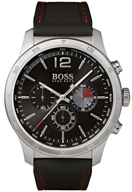 Hugo Boss Professional Black Dial Black Silicone Strap Watch for Men - 1513525 Buy Now By Hugo Boss