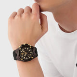 Philipp Plein Octagon Black Dial Black Silicone Strap Watch for Men - PWTBA0323 Authentic Buy Shop Now