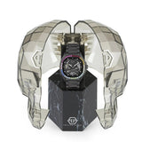 Philipp Plein High-Conic Automatic Black Dial Black Steel Strap Watch For Men - PWRAA0823 Authentic Buy Shop Now