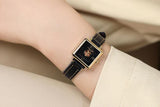 Coach Black Square Dial Black Leather Strap Watch for Women - 14503695 Buy Now By Coach