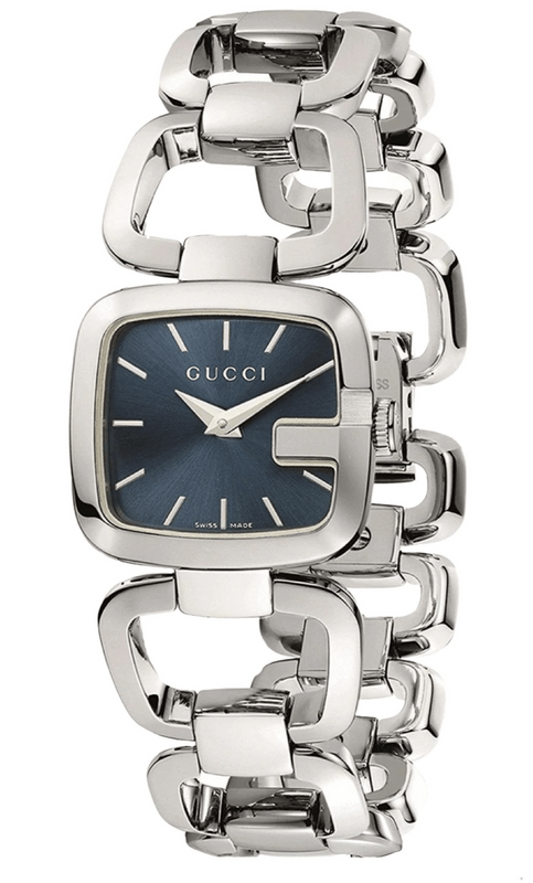 Gucci G Gucci Blue Dial Silver Steel Strap Watch For Women - YA125508 Buy Now By Gucci