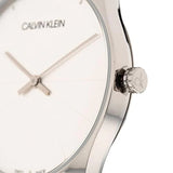 Calvin Klein Full Moon White Dial White Leather Strap Watch for Women - K8Y231L6 Buy Now By Calvin Klein