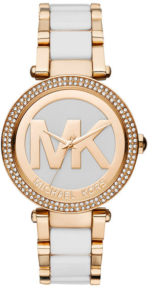 Michael Kors Parker White Dial Two Tone Steel Strap Watch for Women - MK6313 Buy Now By Michael Kors