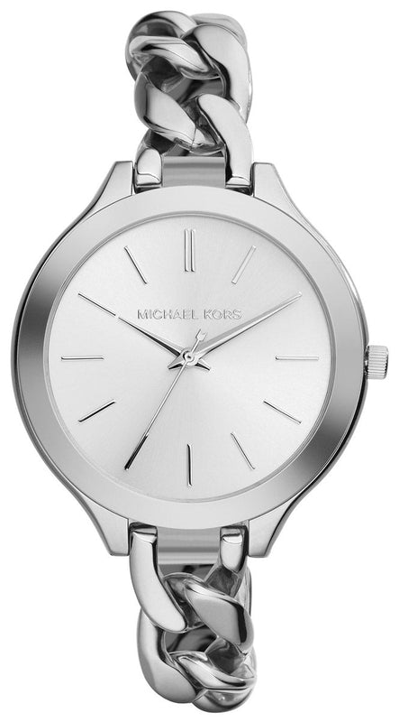 Michael Kors Slim Runway Silver Dial Silver Steel Strap Watch for Women - MK3279 Buy Now By Michael Kors