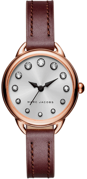Marc Jacobs Betty White Dial Brown Leather Strap Watch for Women - MJ1481 Buy Now By Marc Jacobs