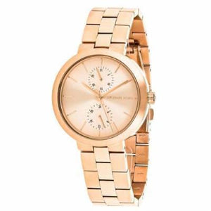 Michael Kors Garner Quartz Rose Gold Dial Rose Gold Steel Strap Watch For Women - MK6409 Buy Now By Michael Kors