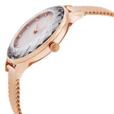 Swarovski Octea Nova Silver Dial Rose Gold Mesh Strap Watch for Women - 5650011 Buy Now By Swarovski