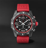 Breitling Endurance Pro Black Dial Red Rubber Strap Watch for Men - X82310D91B1S1 Buy Now By Breitling