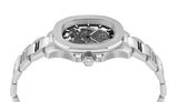 Philipp Plein High-Conic Automatic Silver Dial Silver Steel Strap Watch For Men - PWRAA0223 Authentic Buy Shop Now
