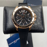 Tommy Hilfiger Sport Multifunction Black Dial Black Rubber Strap Watch for Men - 1791145 Buy Now By Tommy Hilfiger