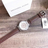 Michael Kors Caitlin Quartz Silver Dial Gray Leather Strap Watch For Women - MK2377 Buy Now By Michael Kors