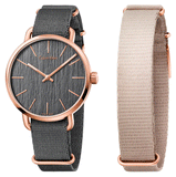 Calvin Klein Even Grey Dial Grey NATO Strap Watch for Men - K7B216P3 Buy Now By Calvin Klein