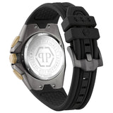 Philipp Plein Octagon Black Dial Black Silicone Strap Watch for Men - PWTBA0323 Authentic Buy Shop Now