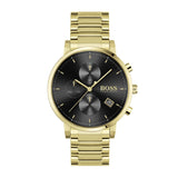 Hugo Boss Integrity Chronograph Grey Dial Gold Steel Strap Watch for Men - 1513781 Buy Now By Hugo Boss