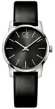 Calvin Klein City Black Dial Black Leather Strap Watch For Women - K2G23107 Buy Now By Calvin Klein