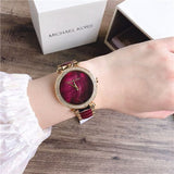 Michael Kors Parker Mother of Pearl Red Dial Two Tone Steel Strap Watch for Women - MK6427 Buy Now By Michael Kors