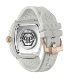 Philipp Plein The Skeleton White Dial White Silicone Strap Watch for Men - PWVBA0123 Authentic Buy Shop Now
