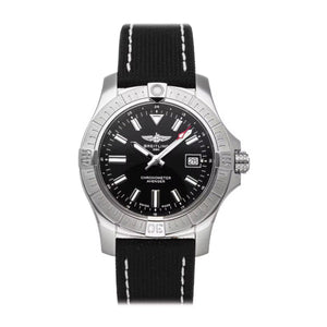 Breitling Avenger Automatic 43mm Black Dial Black Nylon Strap Watch for Men - A17318101B1X2 Buy Now By Breitling