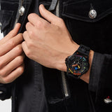 Philipp Plein The Skull Black Dial Black Silicone Strap Watch for Men - PWAAA0621 Authentic Buy Shop Now