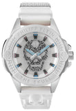 Philipp Plein The Skull White Dial White Silicone Strap Watch for Men - PWAAA1521 Authentic Buy Shop Now